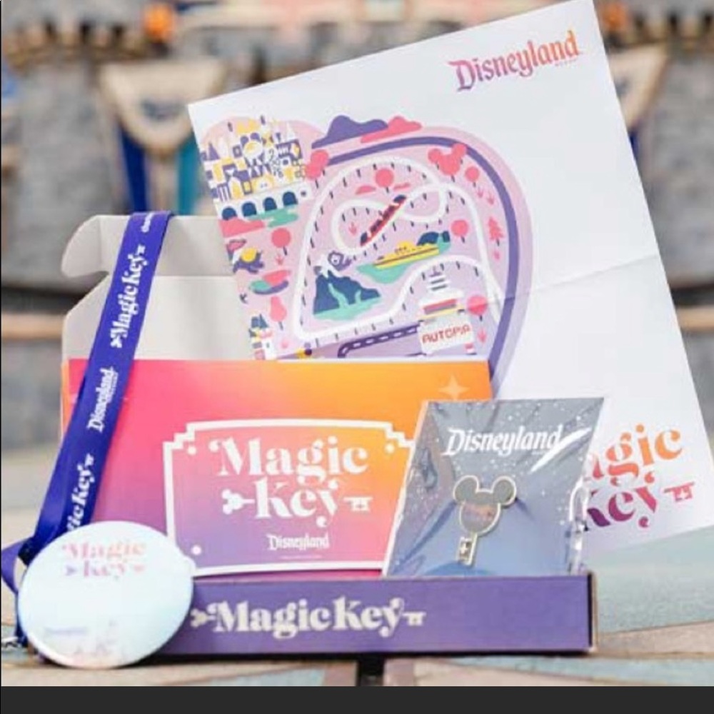 Disneyland Magic Key pass holder souvenir box